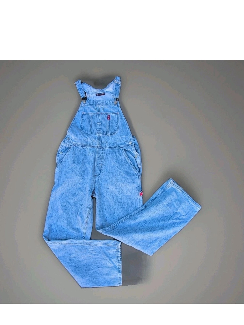 Vintage Ralph Lauren Overalls Mens Small Polo Jeans Co Baggy Denim Carpenter 90s